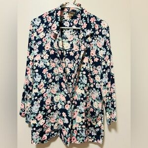 Floral Print Blazer